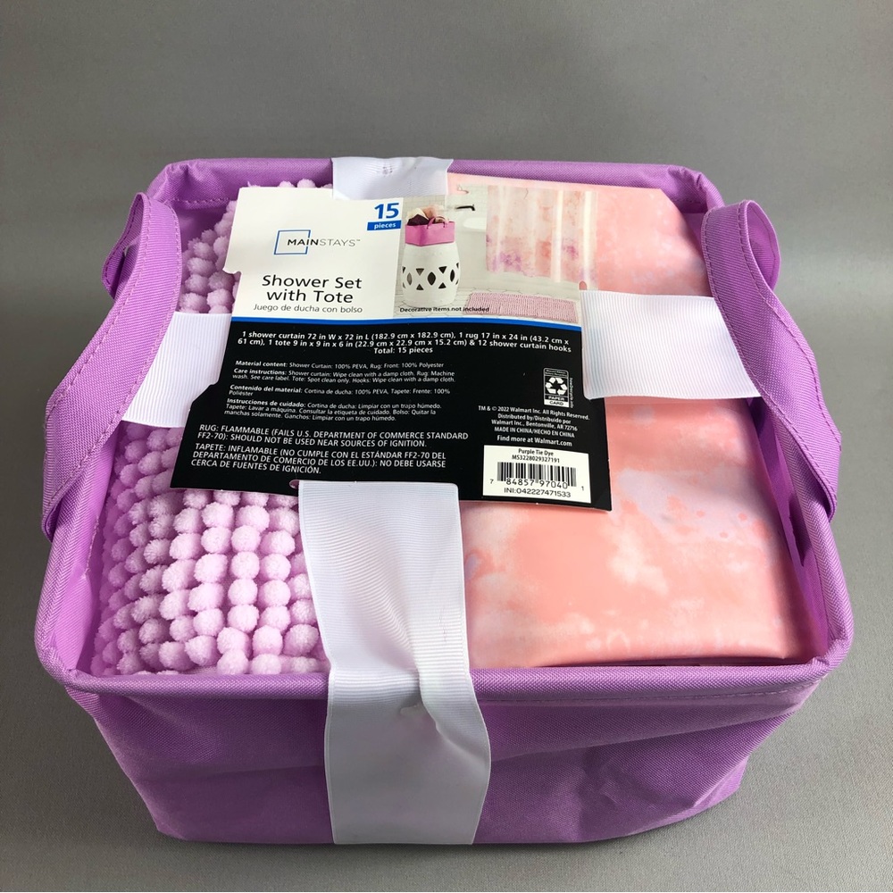 Mainstays Shower Tote Sets